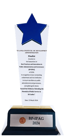 BP-IPAG 2024 Finalist Award Trophy